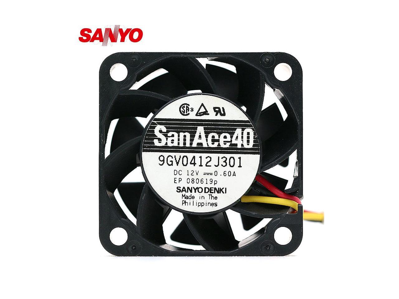 Sanyo-Denki 9SG1224P1G01 San Ace 120 Fan Lot of 4 24 VDC, 2A 