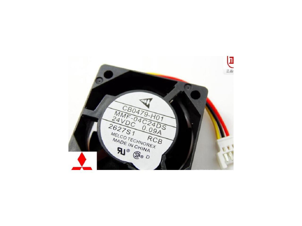 1PC CB0479-H01 MMF-04C24DS-RCB 24V Mitsubishi 40*40*15 Axial Fan 3