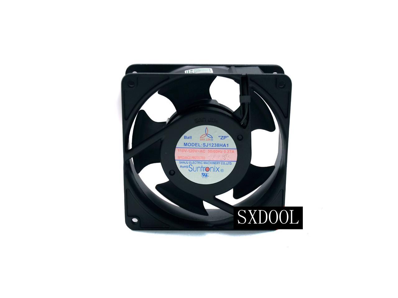 For Suntronix SJ1238HA1 120*120*38MM AC110V 0.27A Aluminum frame cooling fan