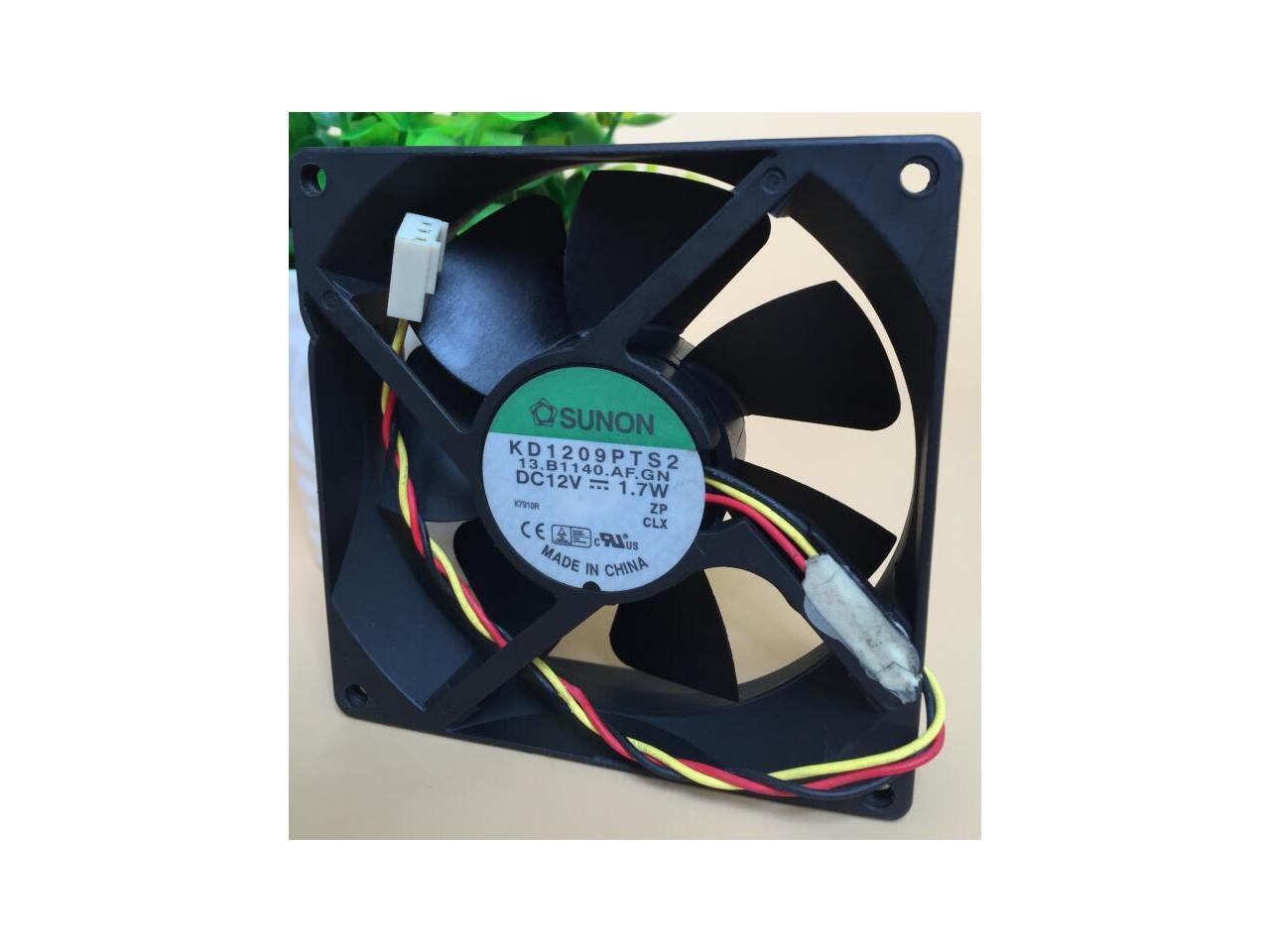 Original SUNON KD1209PTS2 13 B1140 AF GN DC12V 1 7W 9cm 9225 9025 
