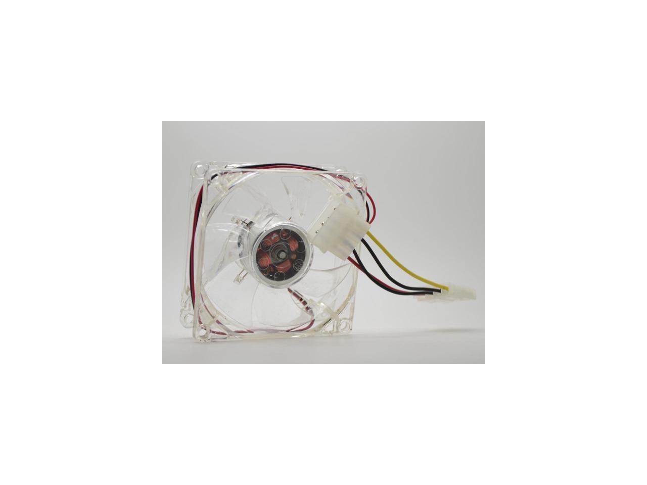 PC Computer Fan 80mm with led 8025 8cm Silent Cooling Fan 12V LED