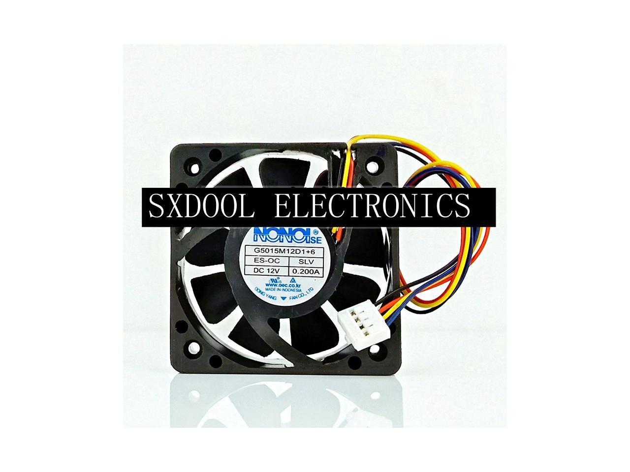 Compatible Per NONOISE G5015M12D1 + 6 12V 0.200A 5015 4-Wire Ventola - Foto 6