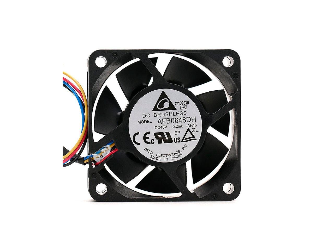 Brand New DELTA AFB0648DH 6025 6CM 48V 0.26A Fourwire PWM Speed