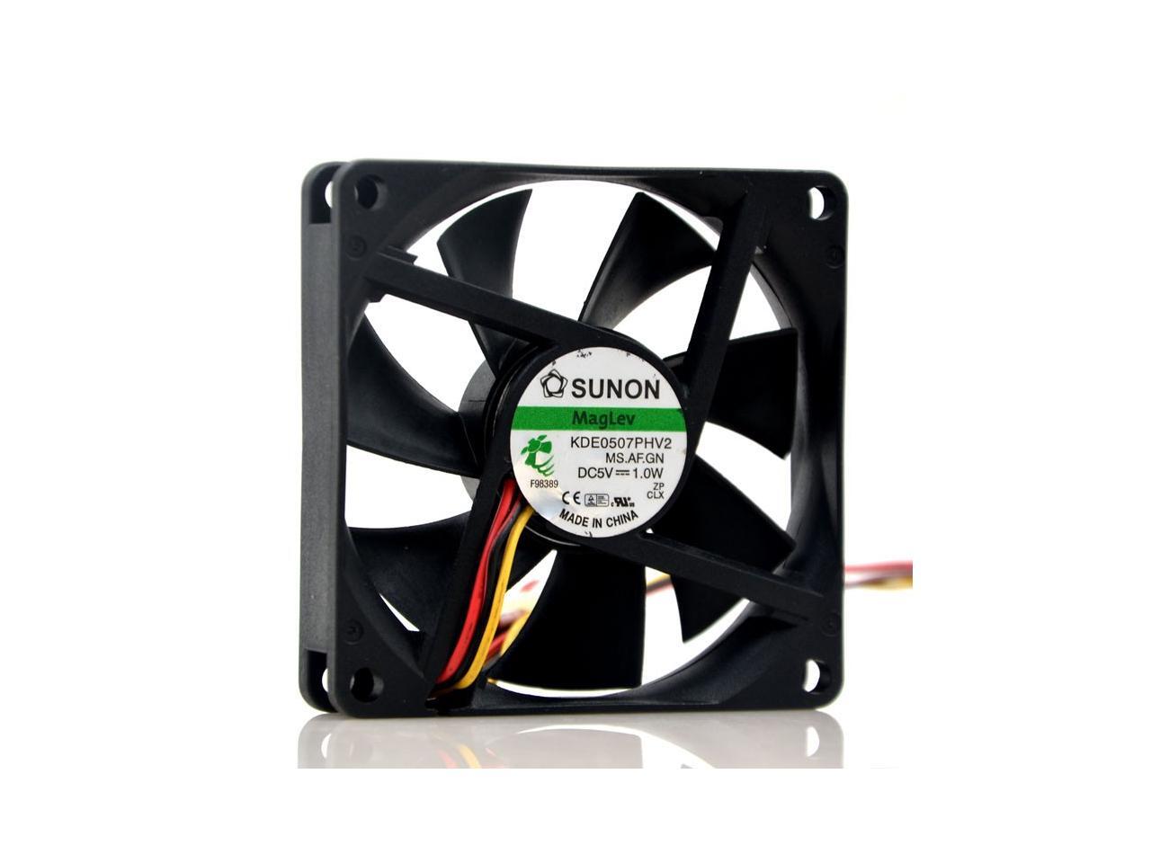 SUNON built 70157CM 5V 1.0W 7cm 3wire heat dissipation fan KDE0507PHV2