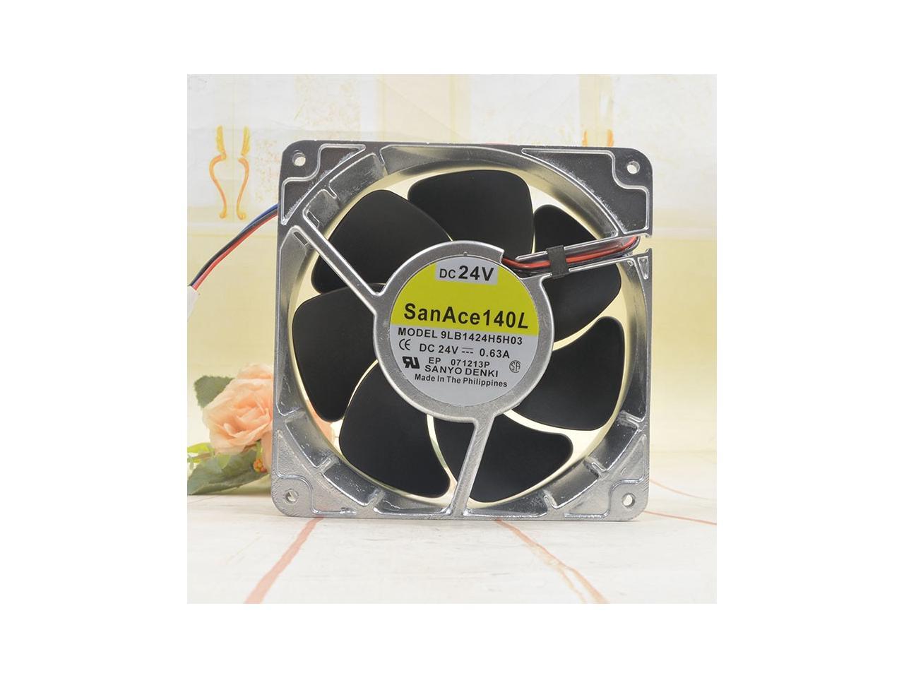 Sanyo San Ace 140l 9lb1424h5h03 24v 0 63a 140 Cm High Temperature Resistant Fan Newegg Com