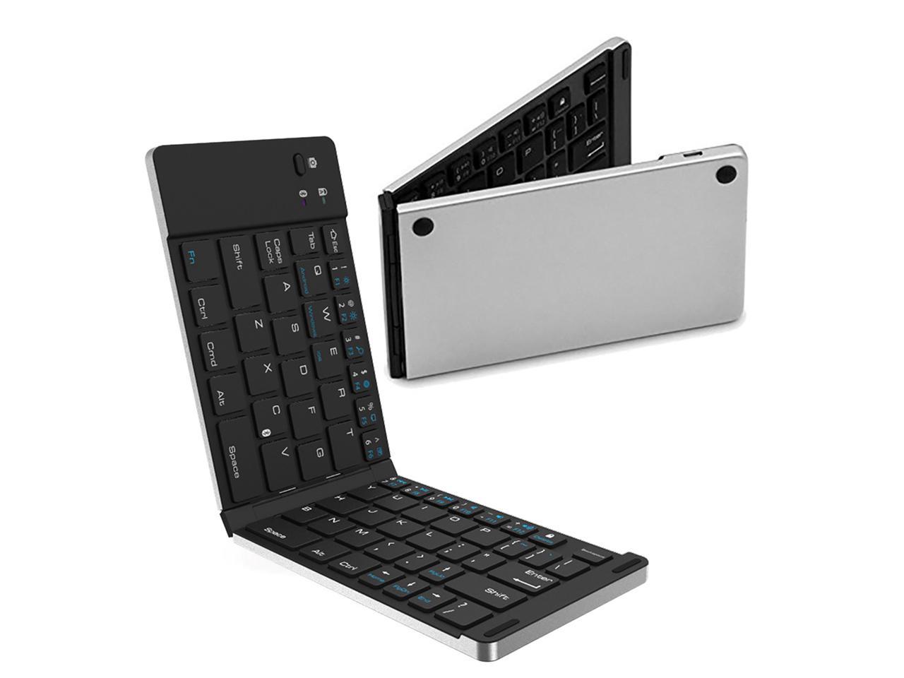 Bluetooth 3.0 Folding Keyboard Portable Wireless Ultra Slim keyboard ...