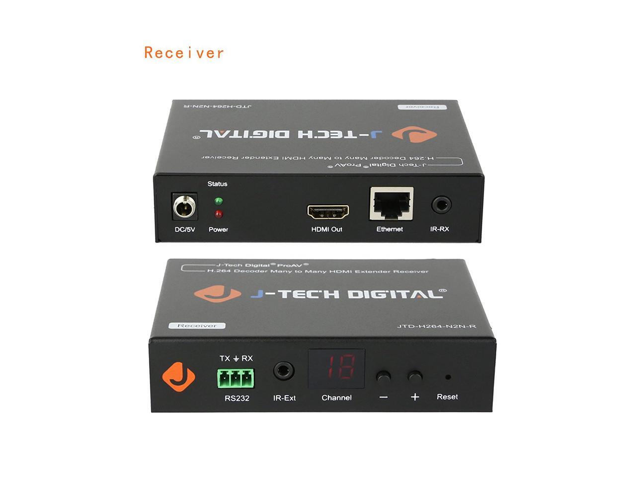 JTech Digital H.264 HDMI Video Decoder/Extender/Matrix Over