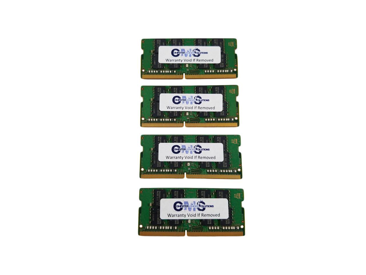 CMS 128GB (4X32GB) DDR4 21300 2666MHZ Non ECC SODIMM Memory Ram Upgrade  Compatible with Dell® Precision Mobile Workstation 7540, Precision Mobile  