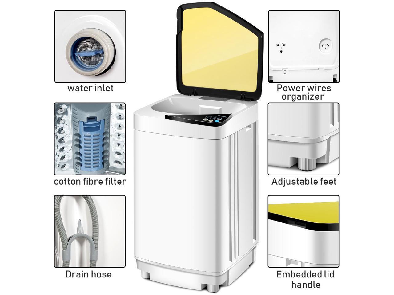 FullAutomatic Washing Machine 7.7 lbs Washer/Spinner Germicidal UV