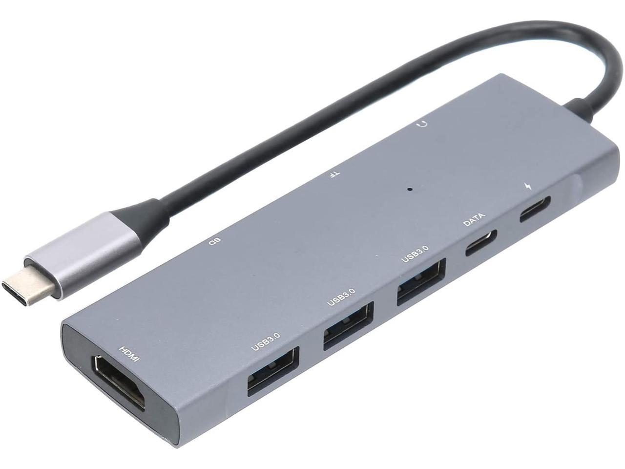 USB Hub awstroe USB 3.0 Hub Hub Computer for Notebook Display Equipment for Phone Multi-Function Type-C Hub Docking Station 