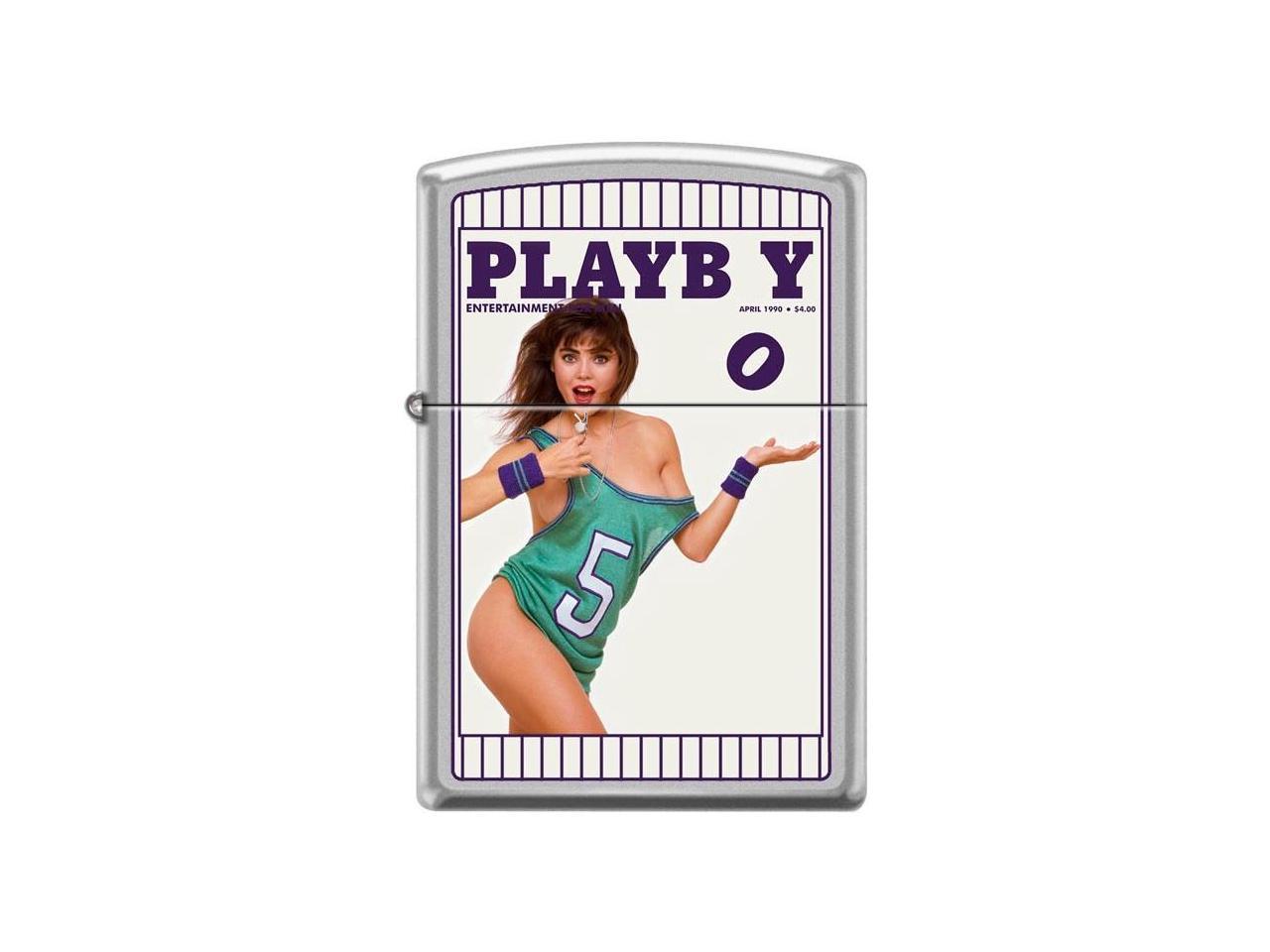 Zippo 4759 Playboy April 1990 Lighter with PIPE INSERT PL 