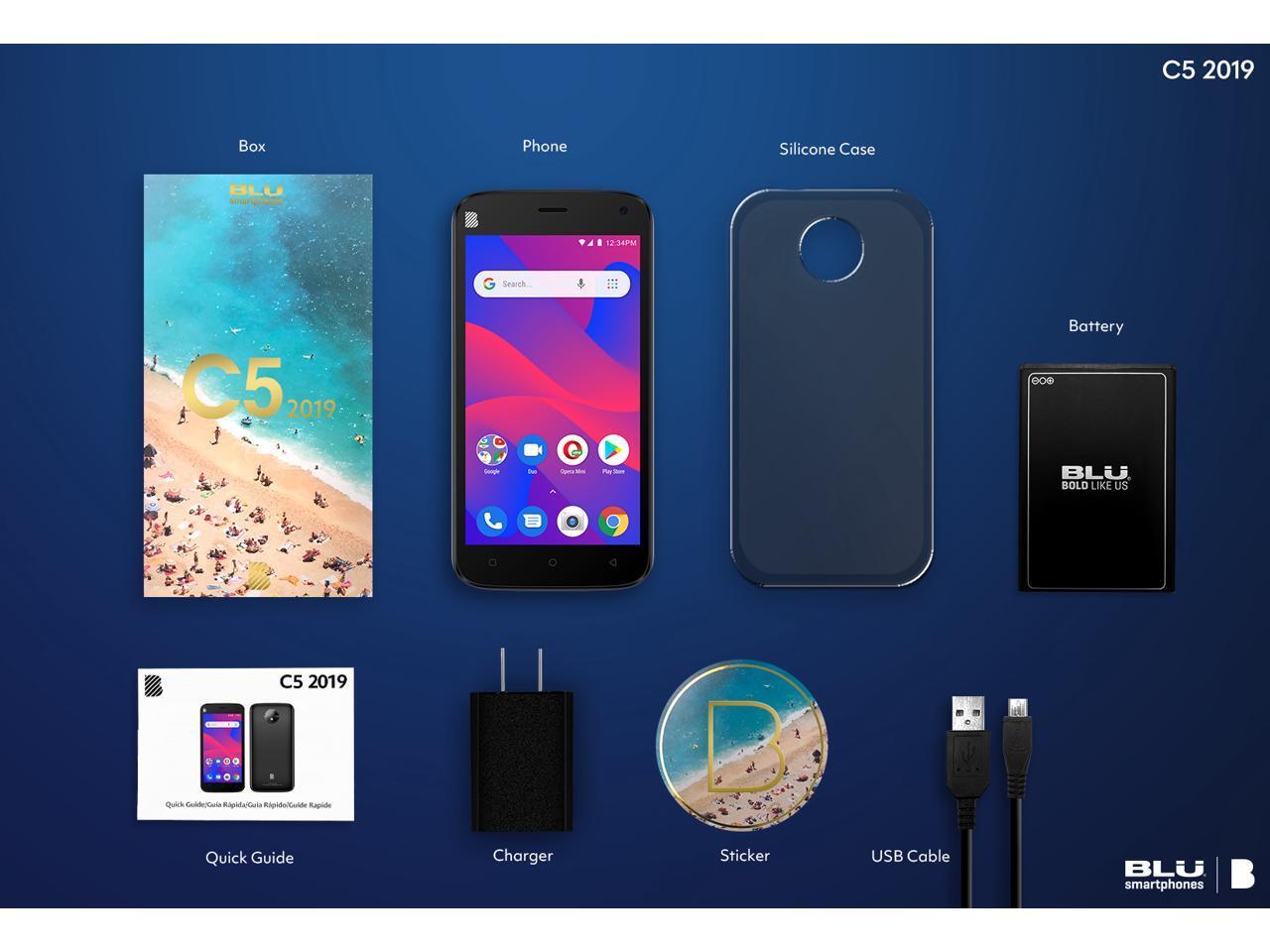 BLU C5 2019 C110L 16GB GSM Unlocked Phone