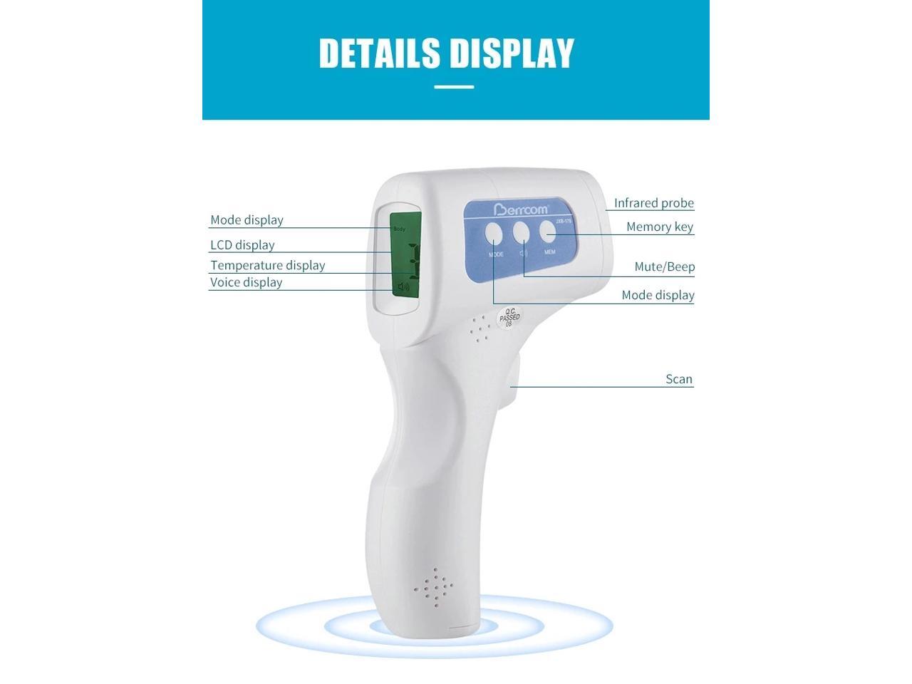 Diamond Multimedia JXB178 NonContact Digital Infrared Thermometer