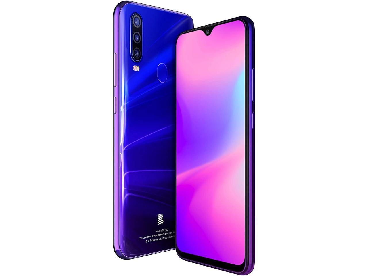 BLU G90 Pro G0370WW 128GB Unlocked GSM Android Smartphone Purple Haze