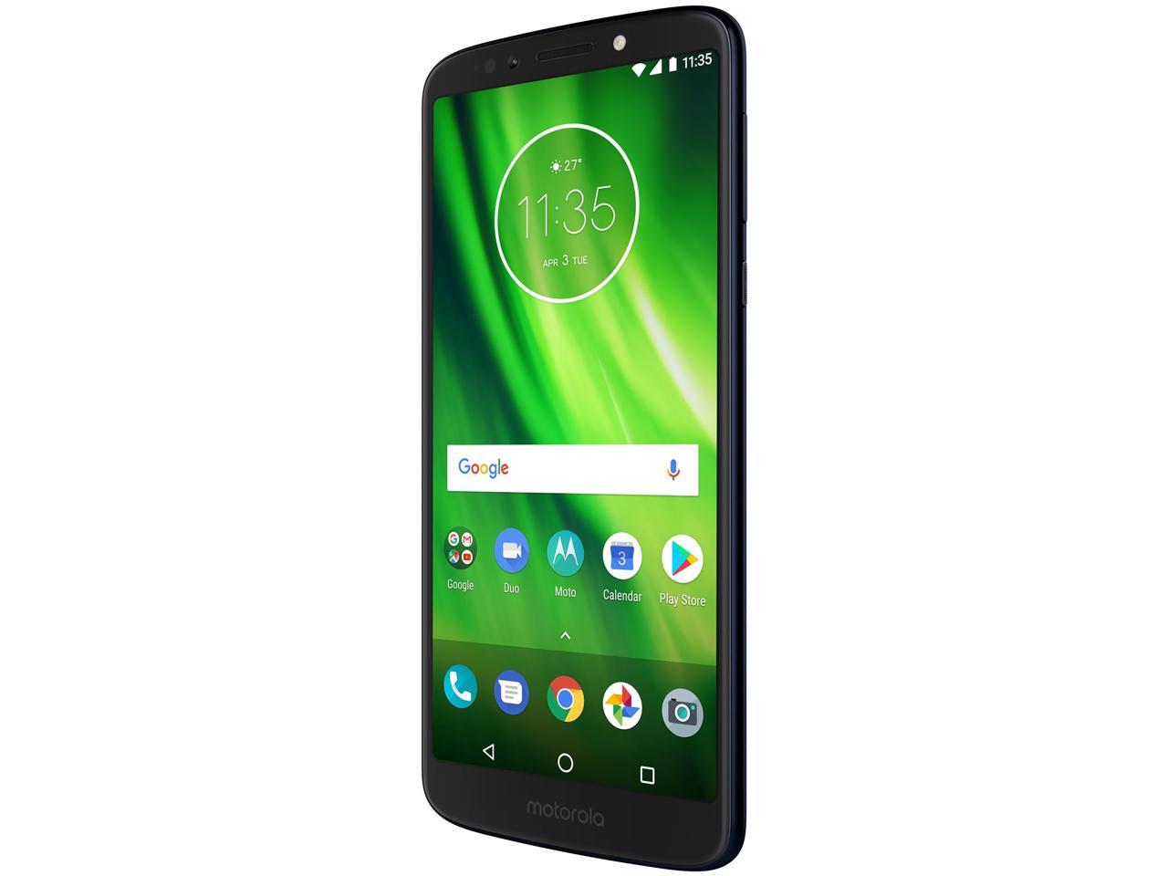 Refurbished: Motorola Moto G6 Play XT1922-9 Unlocked GSM Dual-SIM Phone ...