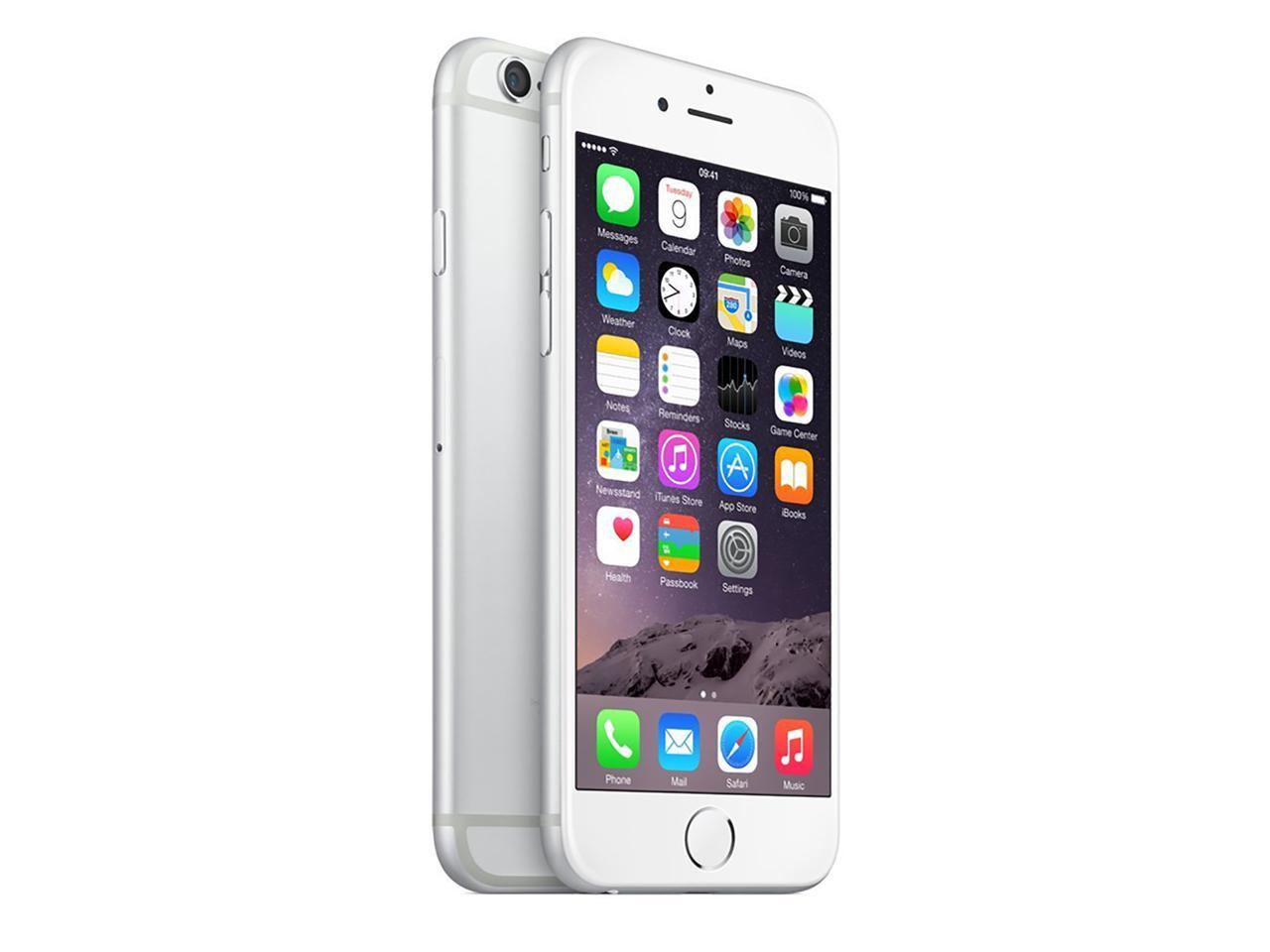 Refurbished: Apple iPhone 6 (MG4H2LL/A) 64GB White/Silver - GSM 