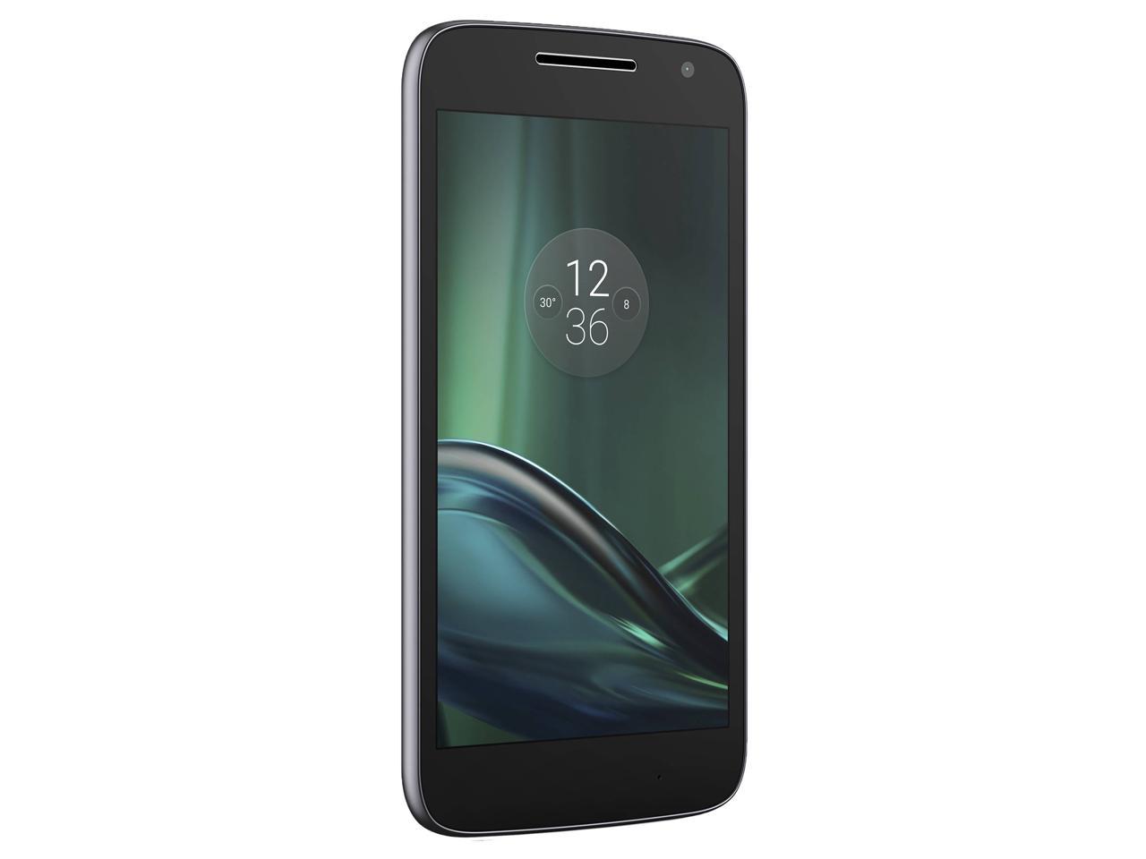 Refurbished: Motorola Moto G Play XT1601 16GB Unlocked GSM Dual-SIM 4G LTE  Quad-Core Android Phone / 8MP Camera - Black 