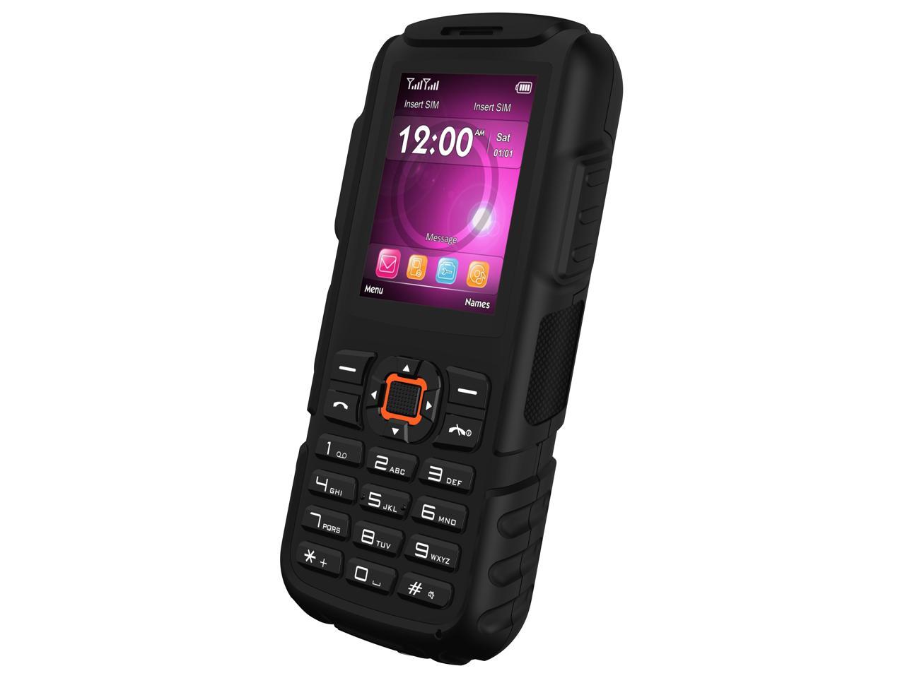 BLU Tank Mega T570 Unlocked GSM Rugged Feature Phone w/ SOS Button ...