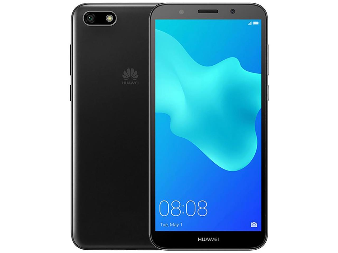 Huawei Y5 (2018) DRA-LX3 16GB Unlocked GSM Phone w/ 13MP Camera - Black