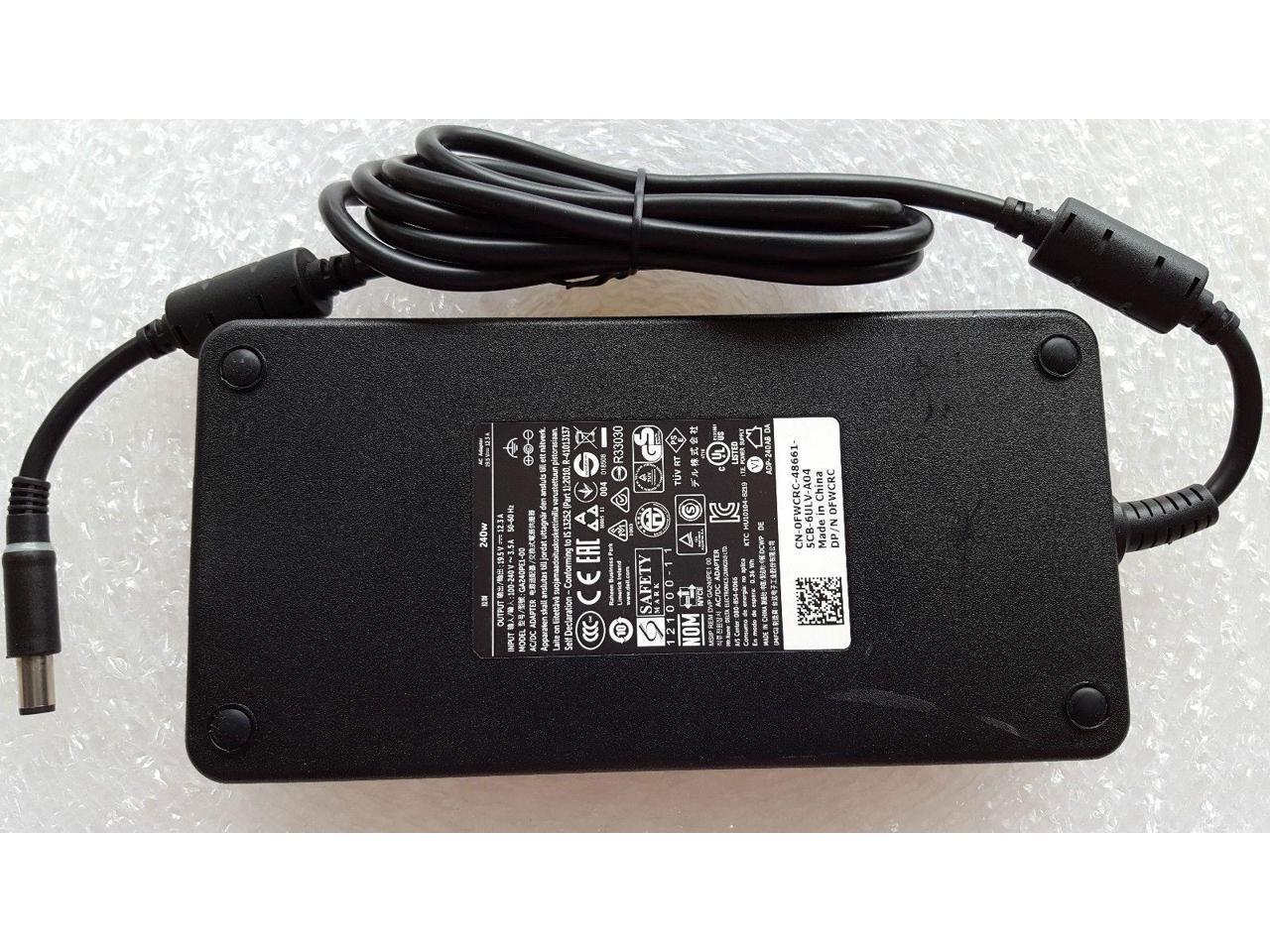 Alienware Original DELL ALIENWARE M17X R4 240W Notebook Adapter Power Battery Charger New 