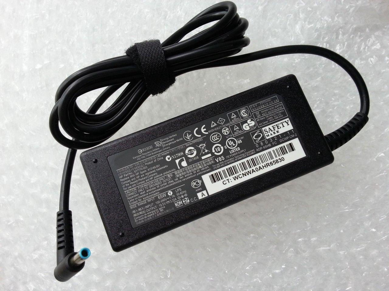 Hp Pavilion 15 Cc158nr 15 Cc159nr 15 Cc195cl Notebook 65w Power Adapter Charger Newegg Com