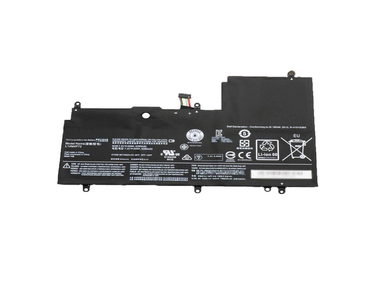 L14M4P72 (7.4V 45Wh 6280mAh) Laptop Battery Replacement ...