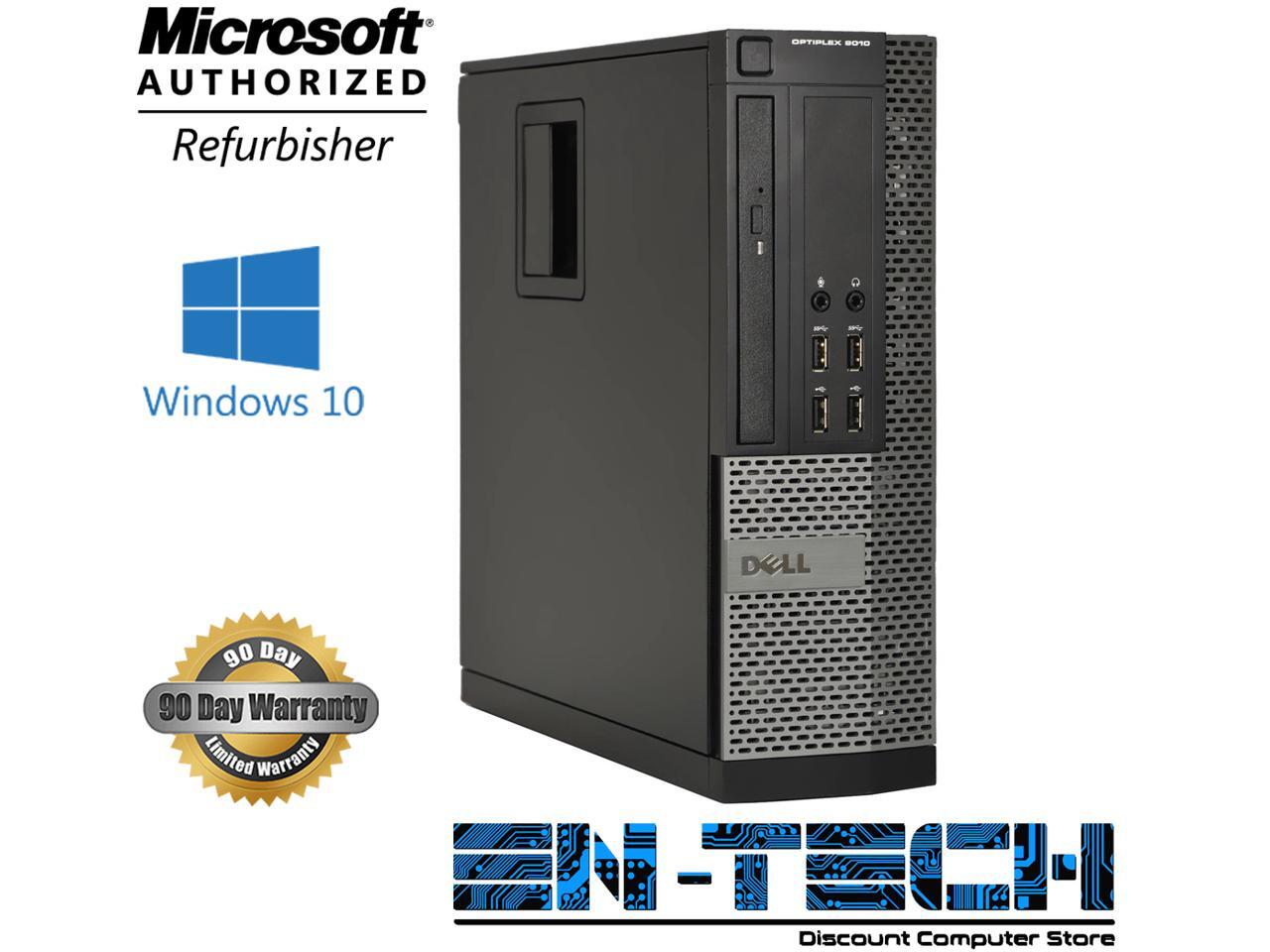 Refurbished Dell Optiplex 9010 Sff Pc Intel Core I5 3470 3rd Gen 3 2 Ghz 8gb 1tb Hdd Dvd Rom Windows 10 Pro 64 Bit Newegg Com