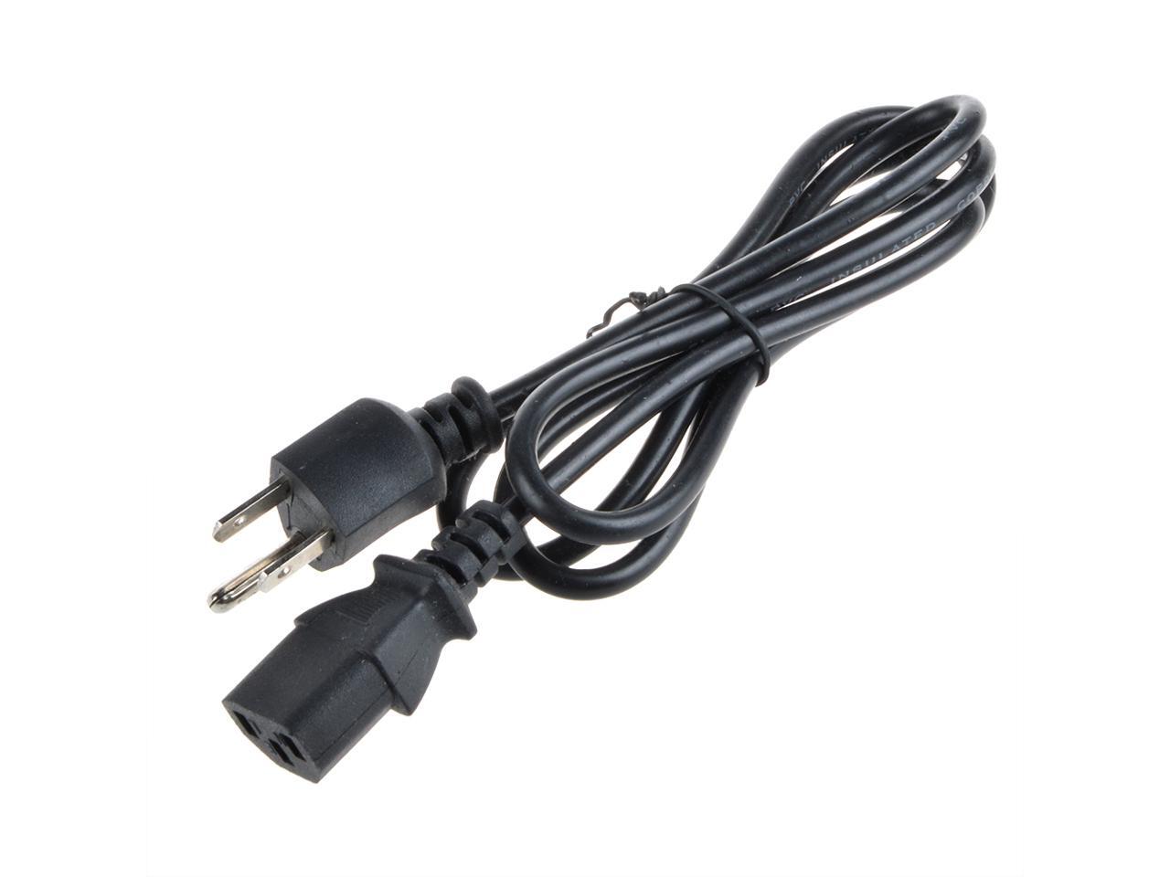 ABLEGRID 5 Ft 3 Prong Ac Power Cord for LCD Tv Plasma DLP LED Monitor