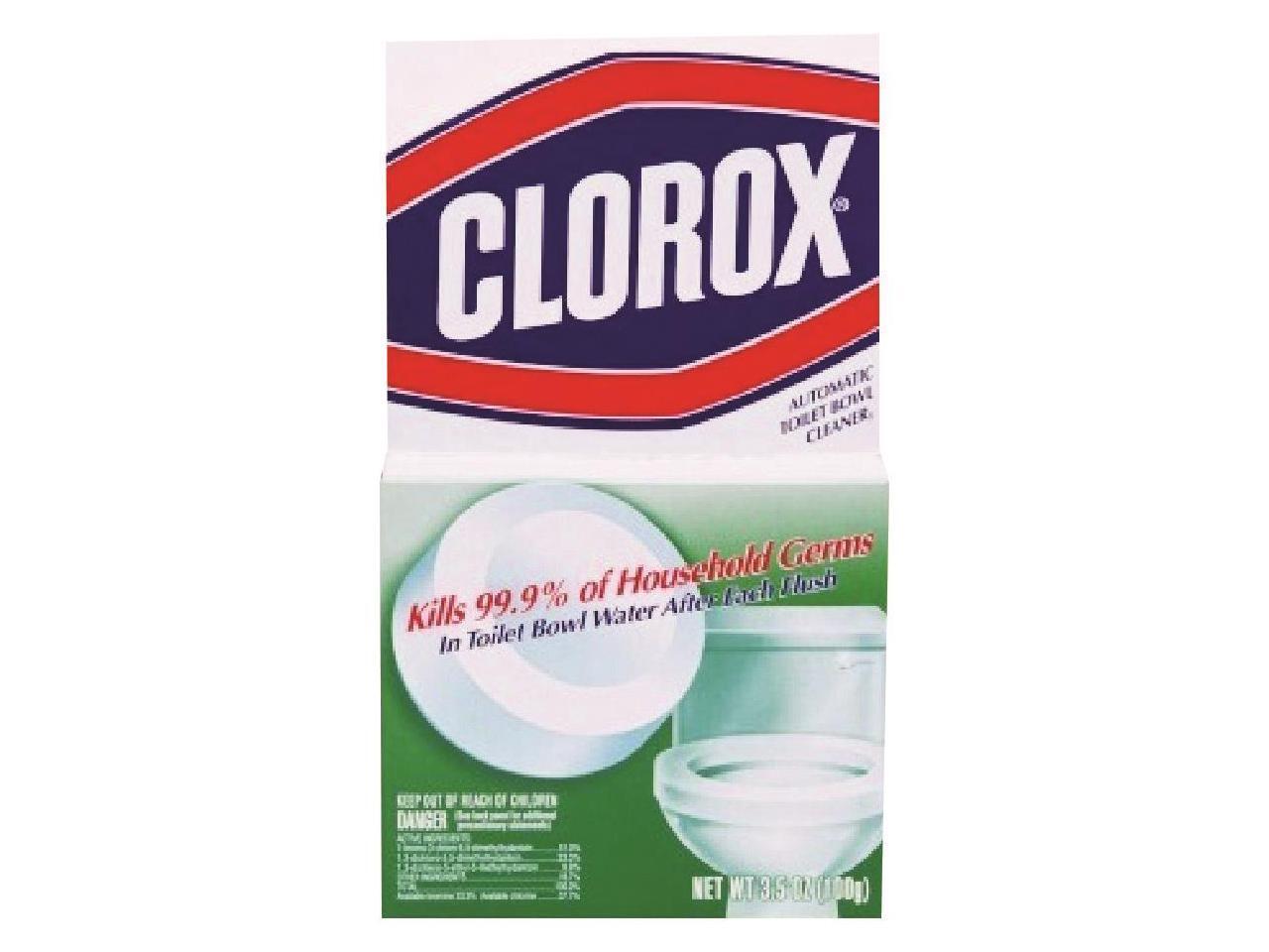 Clorox 00940 Automatic Toilet Bowl Cleaner, 3.5 oz Tablet, White