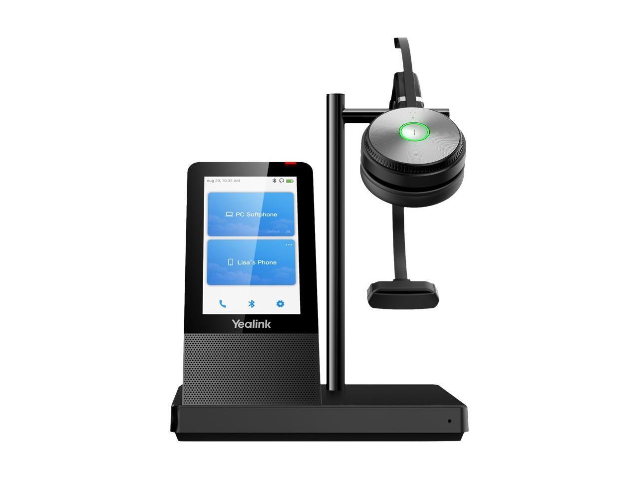 Yealink MP54 Entry Level, IP Power Over Ethernet, Smart Corded Desk Phone With Optimal HD Audio And 4 Inch (800 X 480 Pixel) Capacitive LCD Touch Screen (Microsoft Teams Edition) - Black