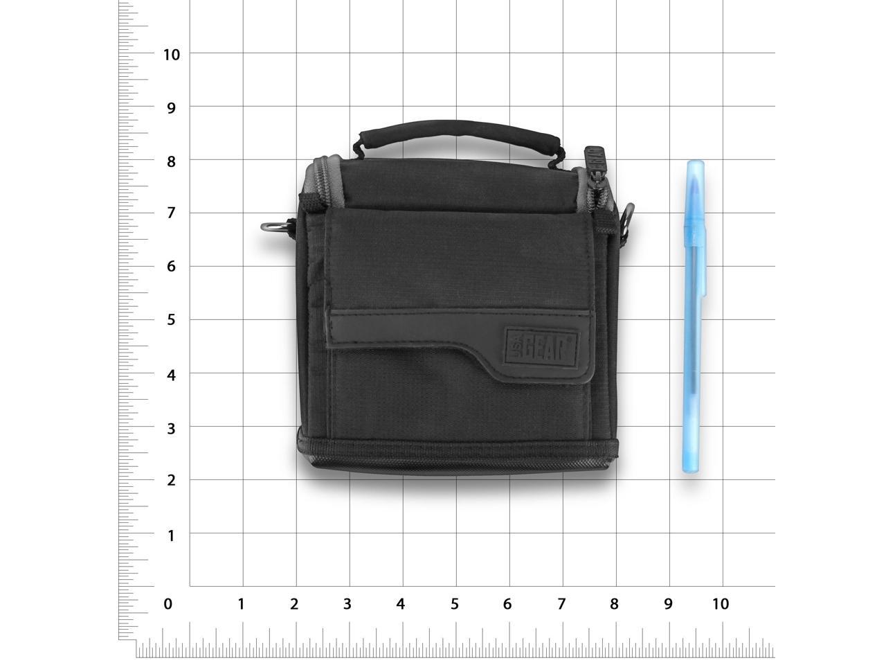 Canon Vixia and More Shoulder Strap and Ripstop Nylon Compatible with HF R800 USA Gear Camcorder Case with Protective Customizable Dividers Accessory Pockets
