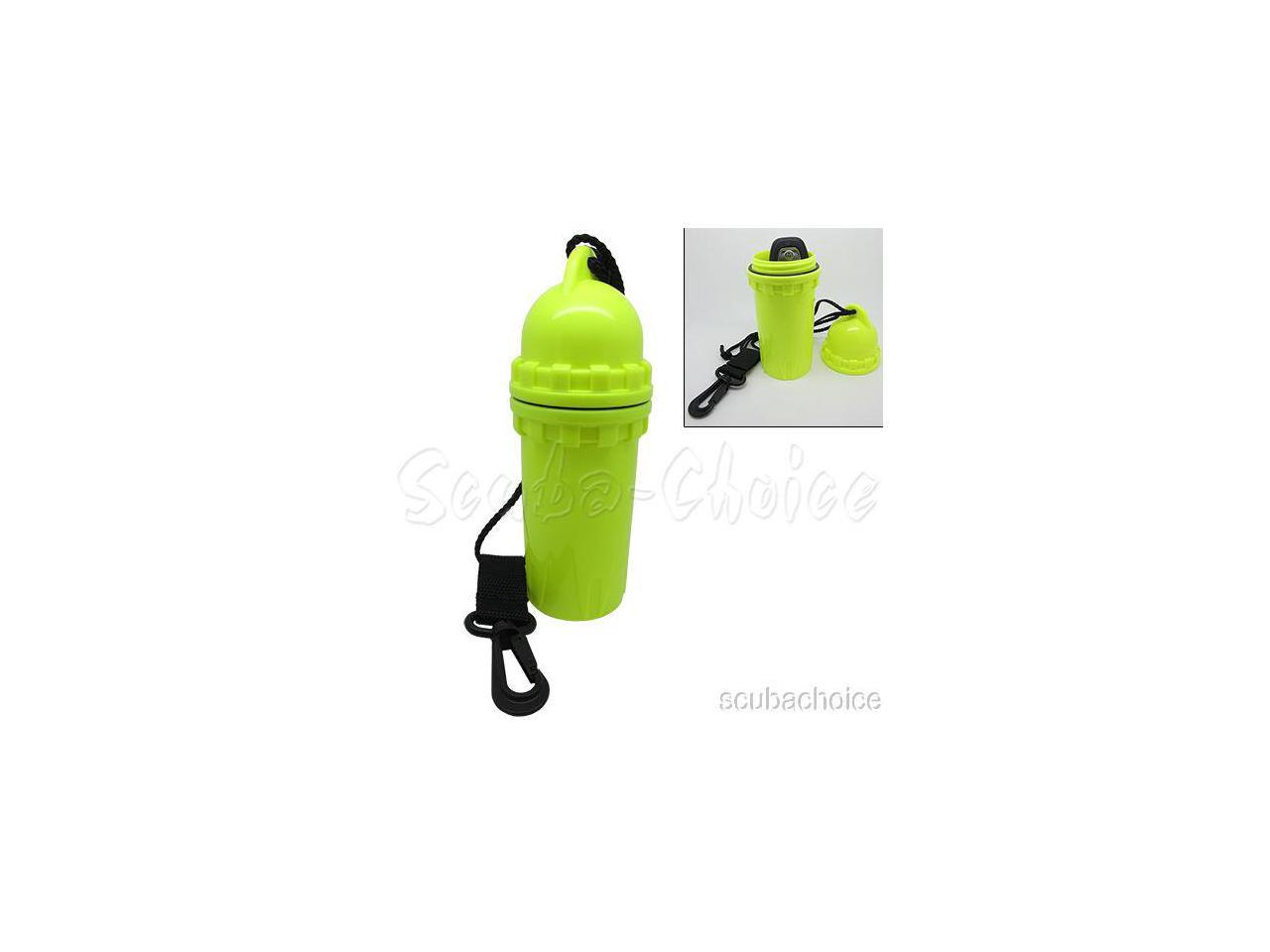 Details about   Scuba Diving Snorkeling Waterproof Cylindrical Dry Box with Clip 