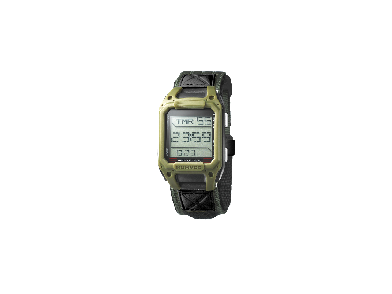 Humvee HMV-W-RCN-OD Humvee Recon Digital Watch OD Nylon Strap OD Dial