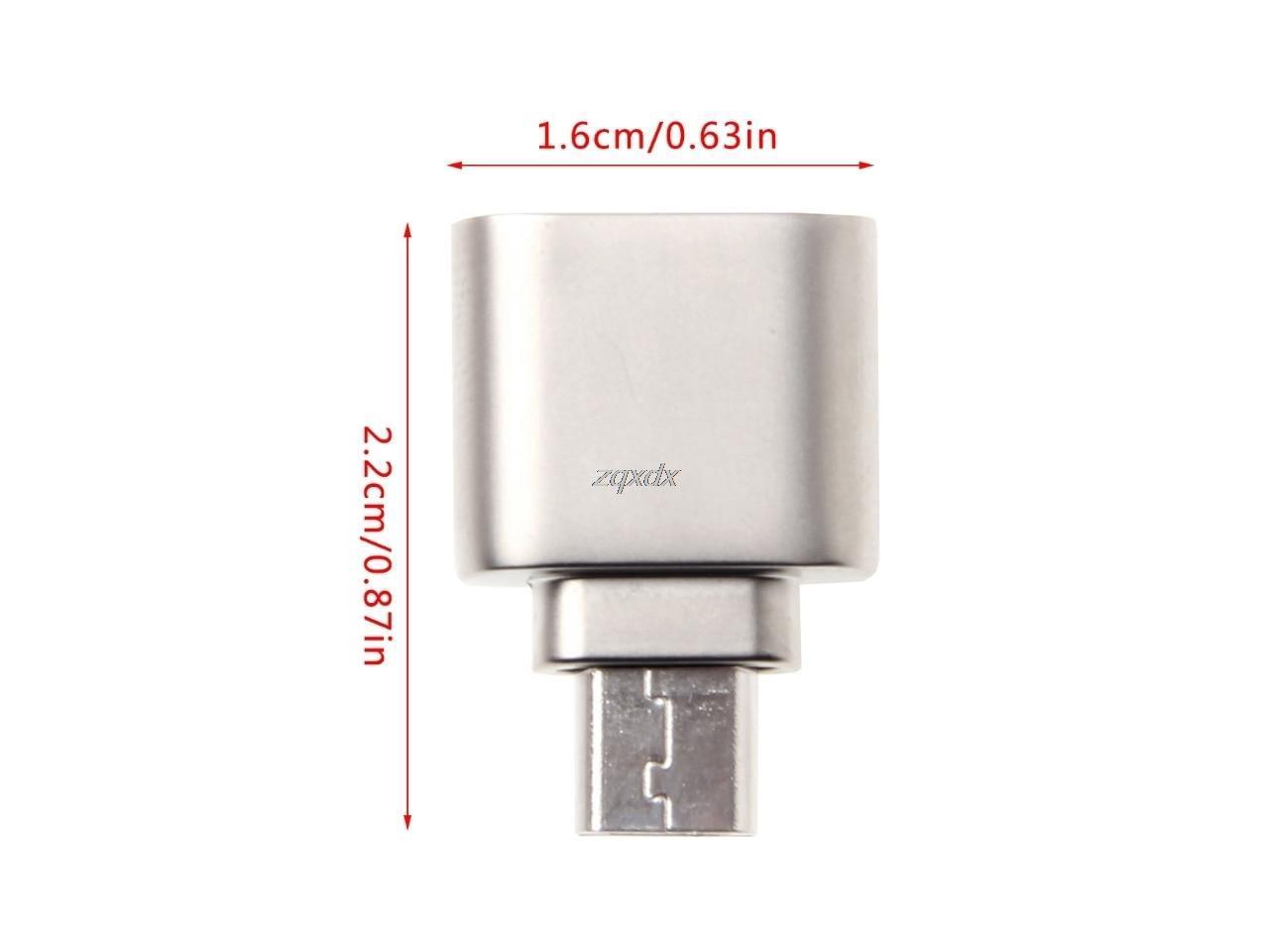Hariier Aluminium Mini Portable Micro USB OTG TF Micro SD Card Reader Adapter For Samsung Xiaomi Huawei Android Z07 Drop ship