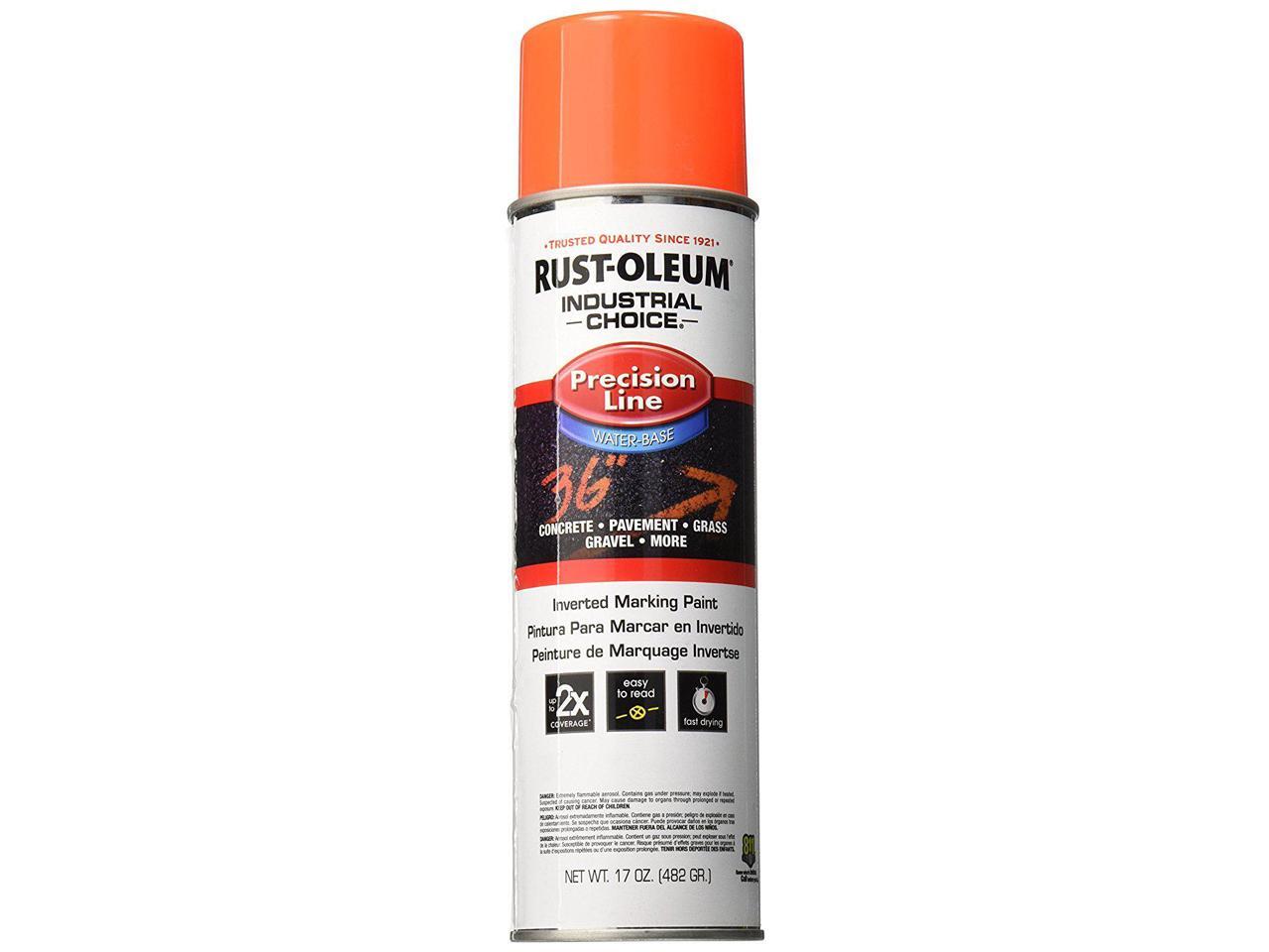 RustOleum 203037 M1800 System Marking Paint, Fluorescent RedOrange