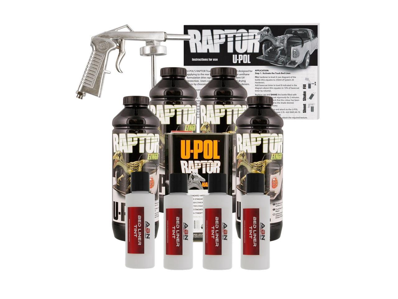 U-POL Raptor Truck Bed Liner Spray Gun GRAVITEX SCHUTZ Applicator Gun Upol 