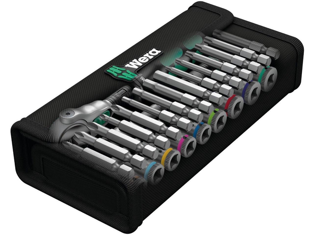 Wera 8100 SA 9 Zyklop Speed Ratchet Set 1/4" Drive Imperial 05004019001 for sale online