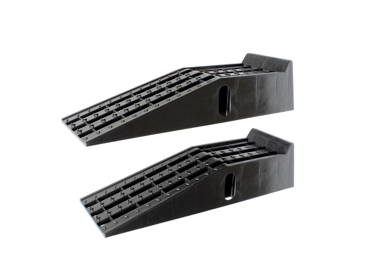 BISupply Vehicle Service Ramp Set 6.3” Inch Lift 2 Ton Truck Ramps