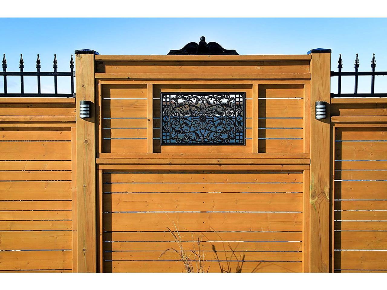 Nuvo Iron Rectangular Decorative Insert For Fencing, Gates, Home ...