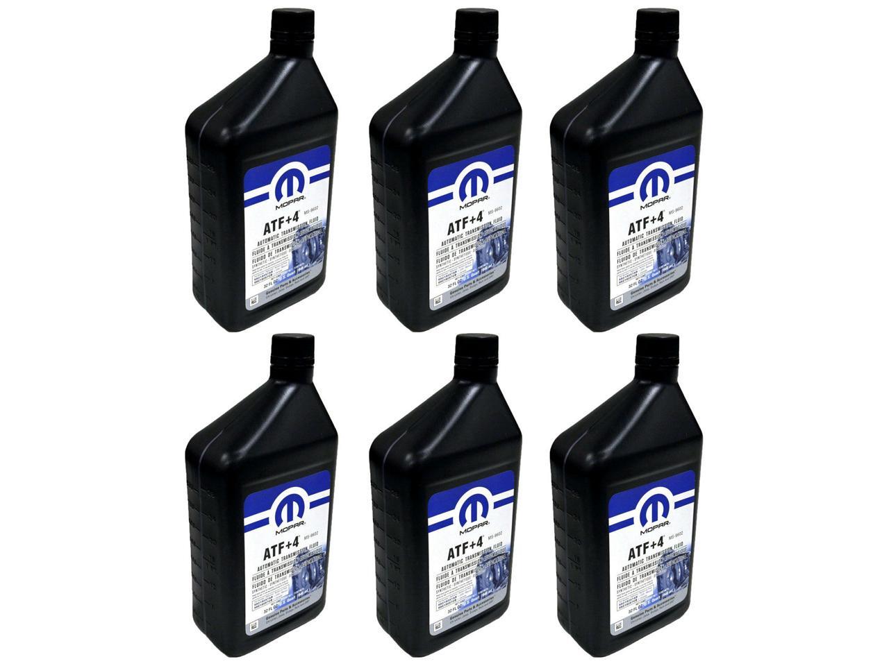 Mopar 68218057AB ATF+4 Automatic Transmission Fluid, 1 Quart (6 Pack