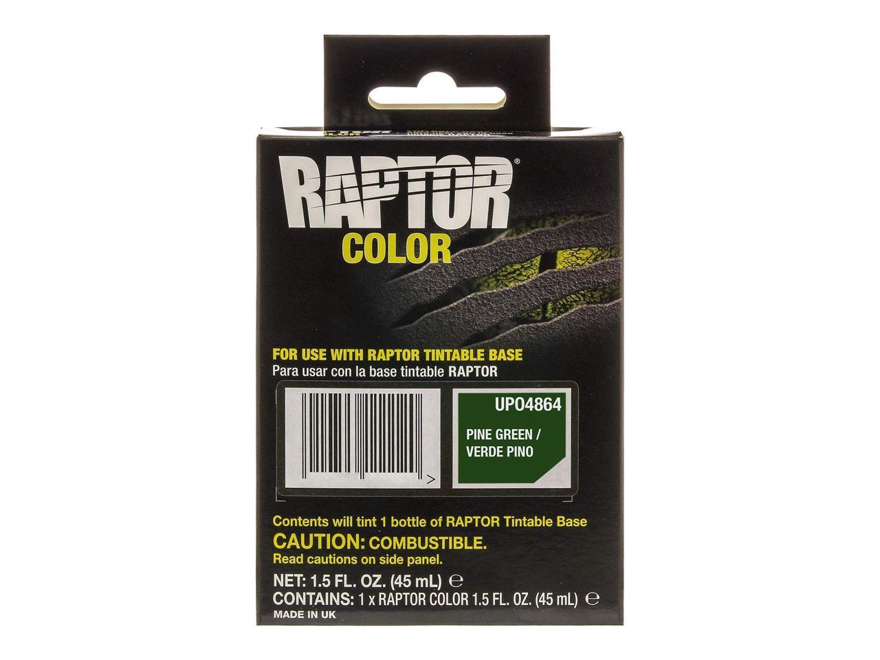 Raptor Tintable Truck Bed Liner 4 Liter Kit w/Pine Green Color Tint ...