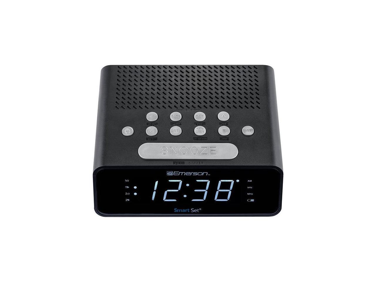 Emerson SmartSet ER100101 Desktop Clock Radio AM, FM