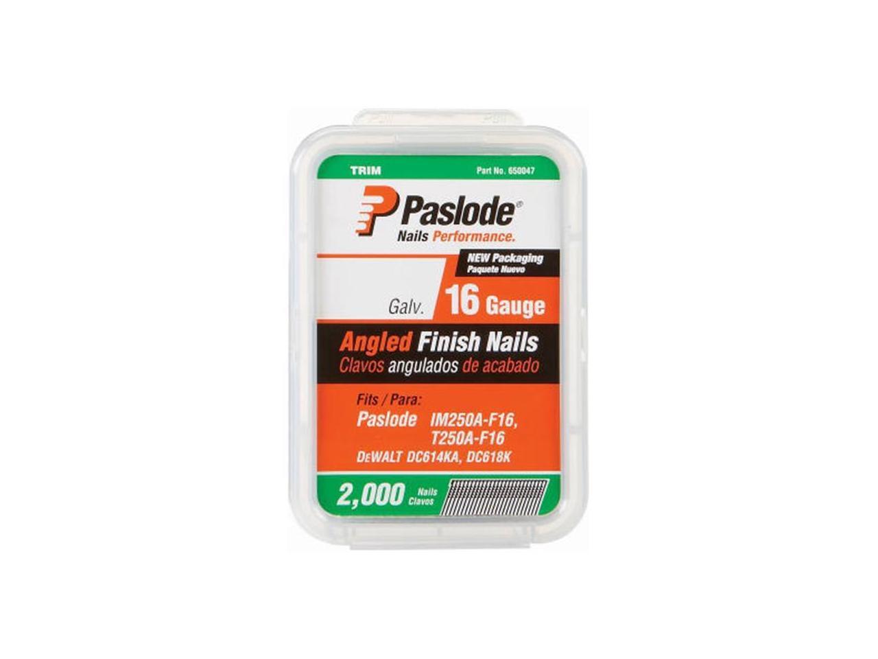 FINISH NAIL 2.5/" GALV DA