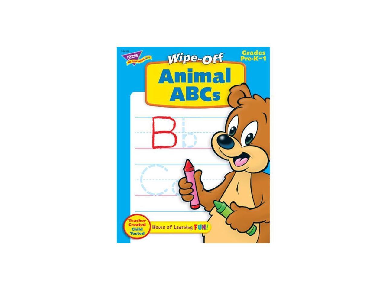 ANIMAL ABCS 28PG WIPEOFF BOOKS Newegg.ca