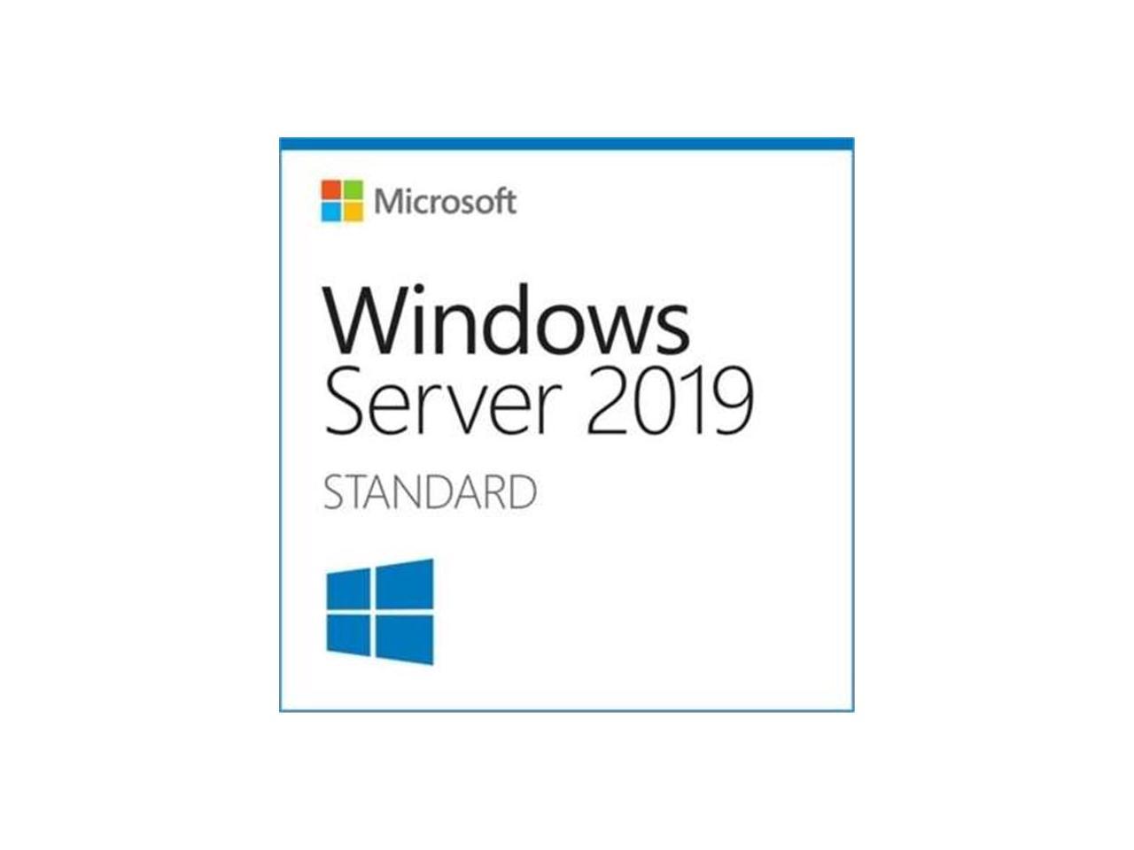 Microsoft Windows Server 2019 Standard Base License And Media 16 Core With 5 User Cal 3021