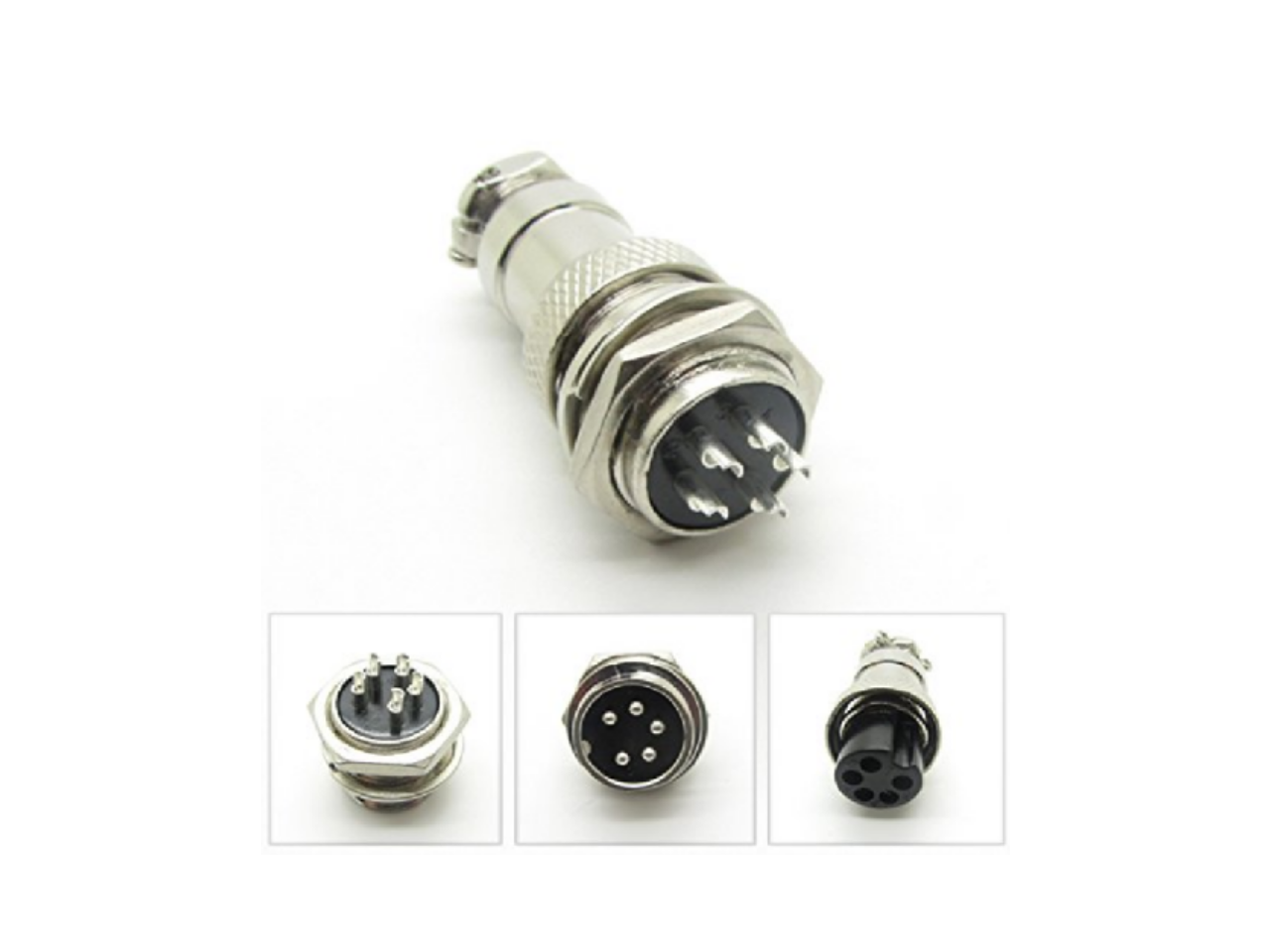 28mm 24P YP28-24 Waterproof Male Wire Panel Power Chassis Metal Fittings Connector Aviation Silver Tone a18032200ux0612 uxcell Aviation Connector 