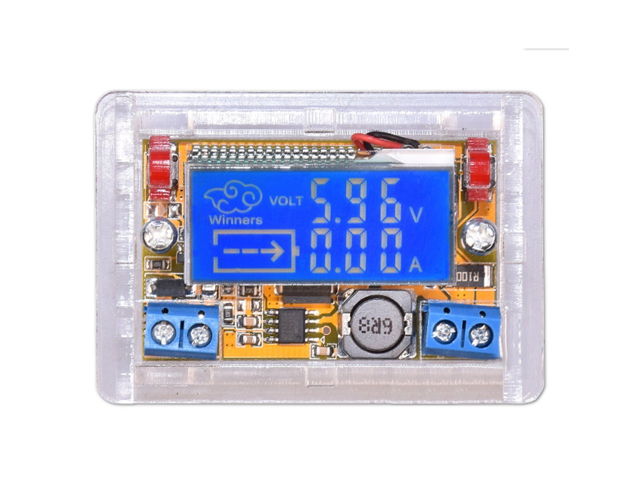 1PCS Yoneix 12A Step-Down Module Constant Voltage Constant Current LCD LCD Digital Display Voltage and Current Display Adjustable Step-Down Power Supply 