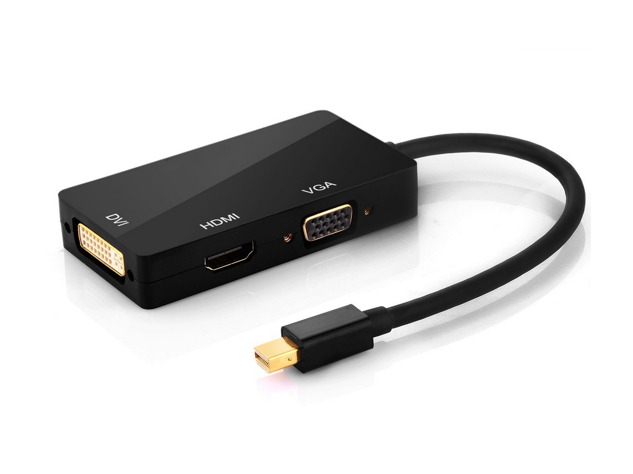 DMHI17 3in1 Mini DisplayPort (Mini DP) Thunderbolt to HDMI / VGA