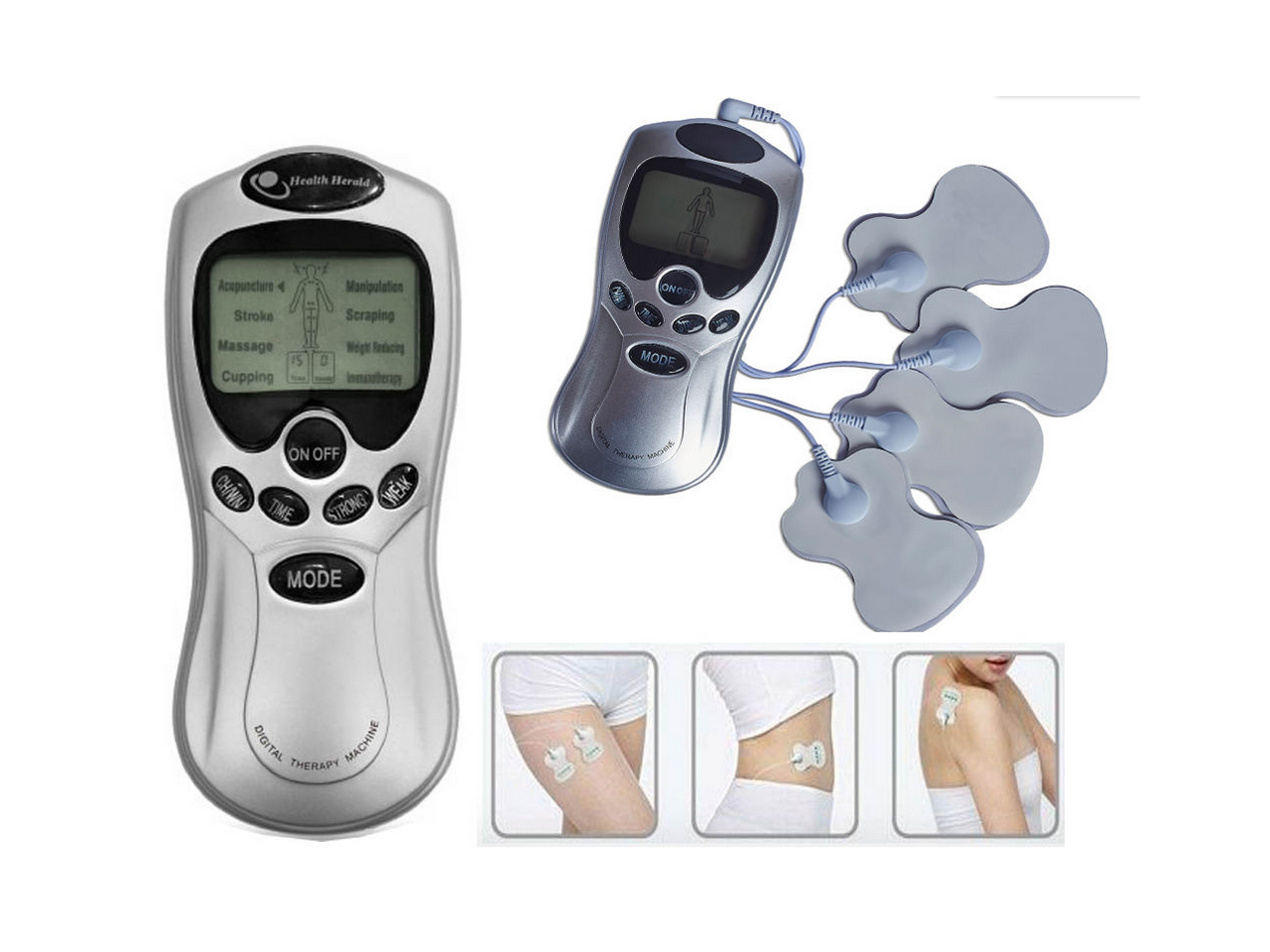 Therapy Massager TENS Machine Digital Full Body Pain Relief Acupuncture Multifunction