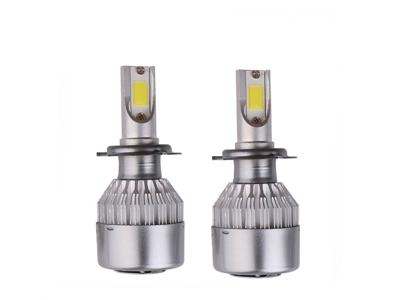 Fog Lamp Light Bulbs Pair H7 64210 C6 LED COB 36W 12V 3800 Lumens Headlight